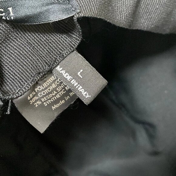 Auth GUCCI - Black Polyester Cotton Chemical Fiber Hat main image 9